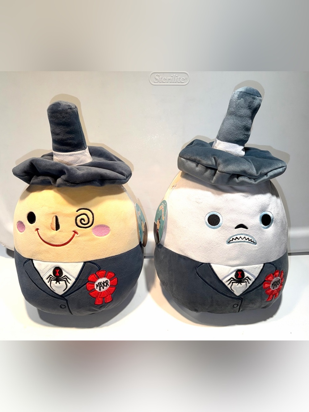 NWT Squishmallows Disney The Nightmare Before Christmas Plush 2 Faced Mayor 13”